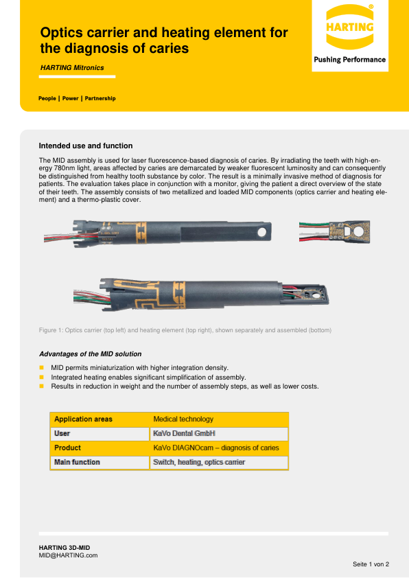 Optics-carrier-and-heating-element-for-the-diagnosis-of-caries